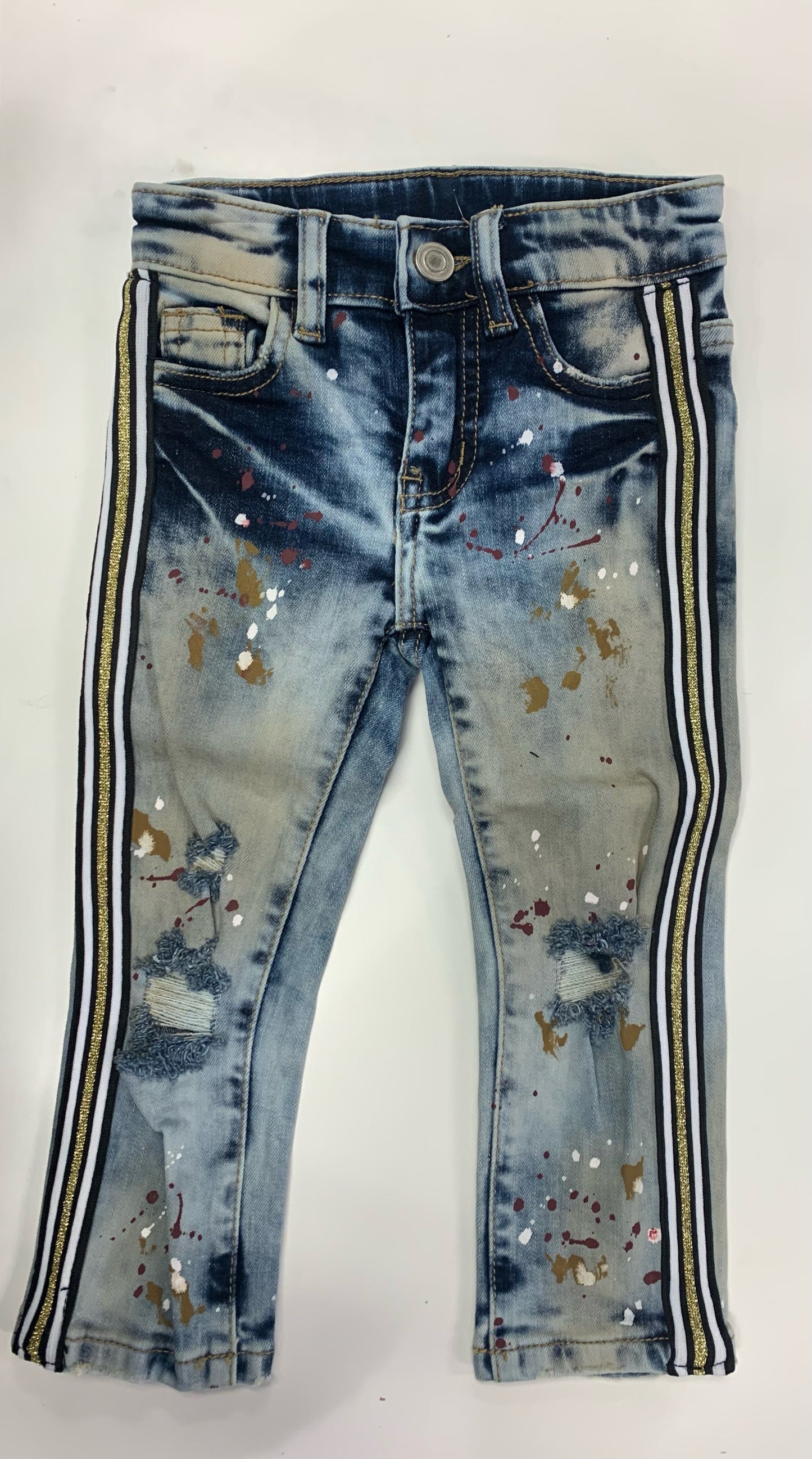 Golden Streak Jeans