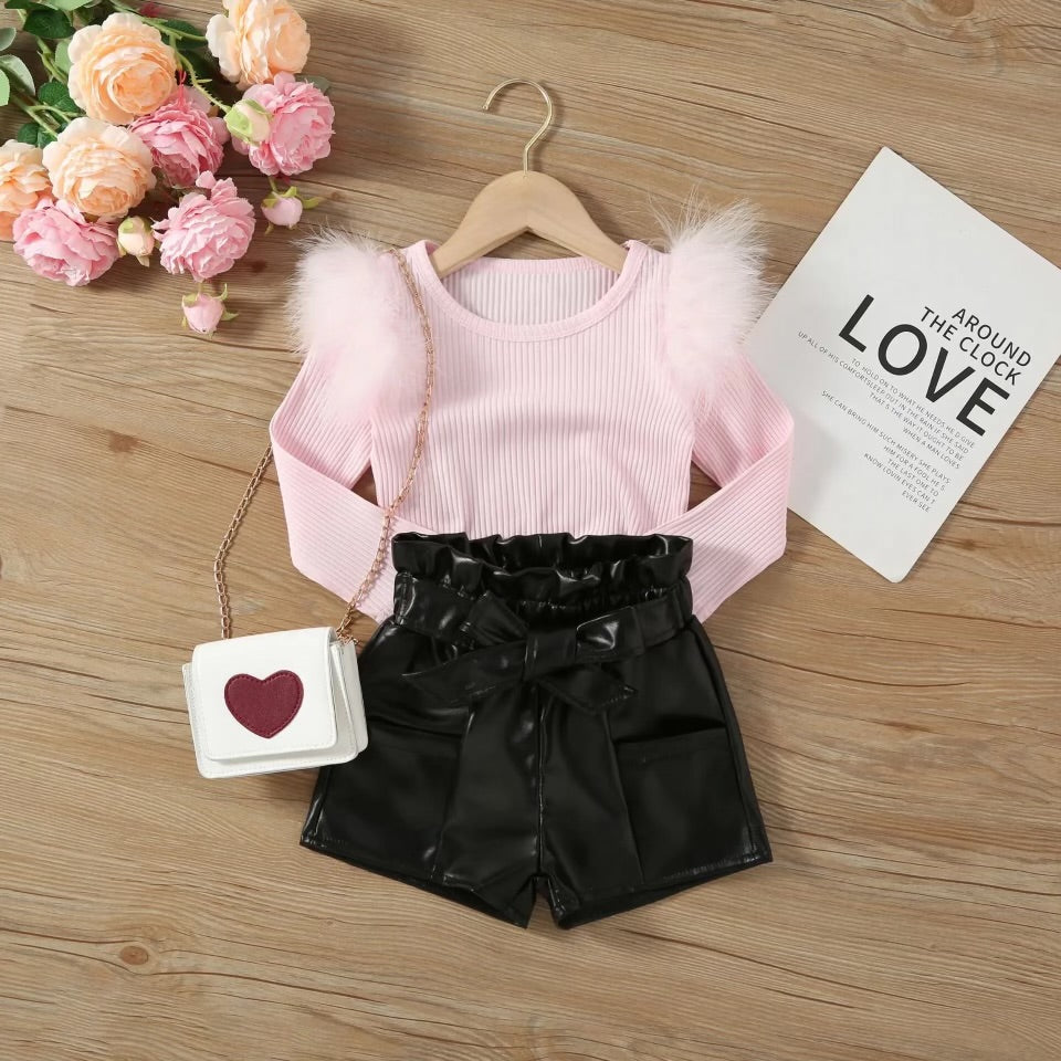 Faux Leather Shorts