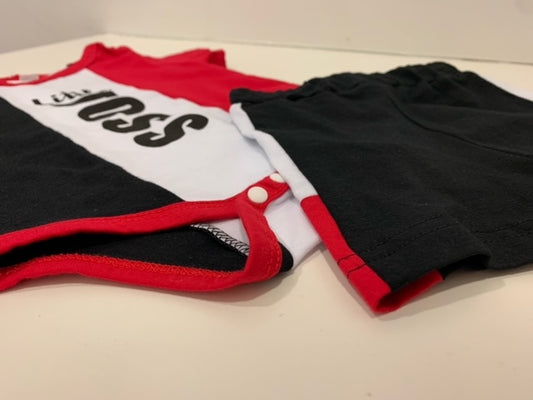 Little Boss Onesie Outfit