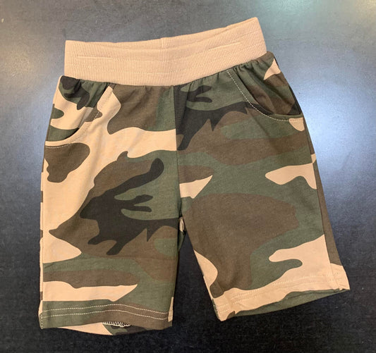 Green Camo Shorts