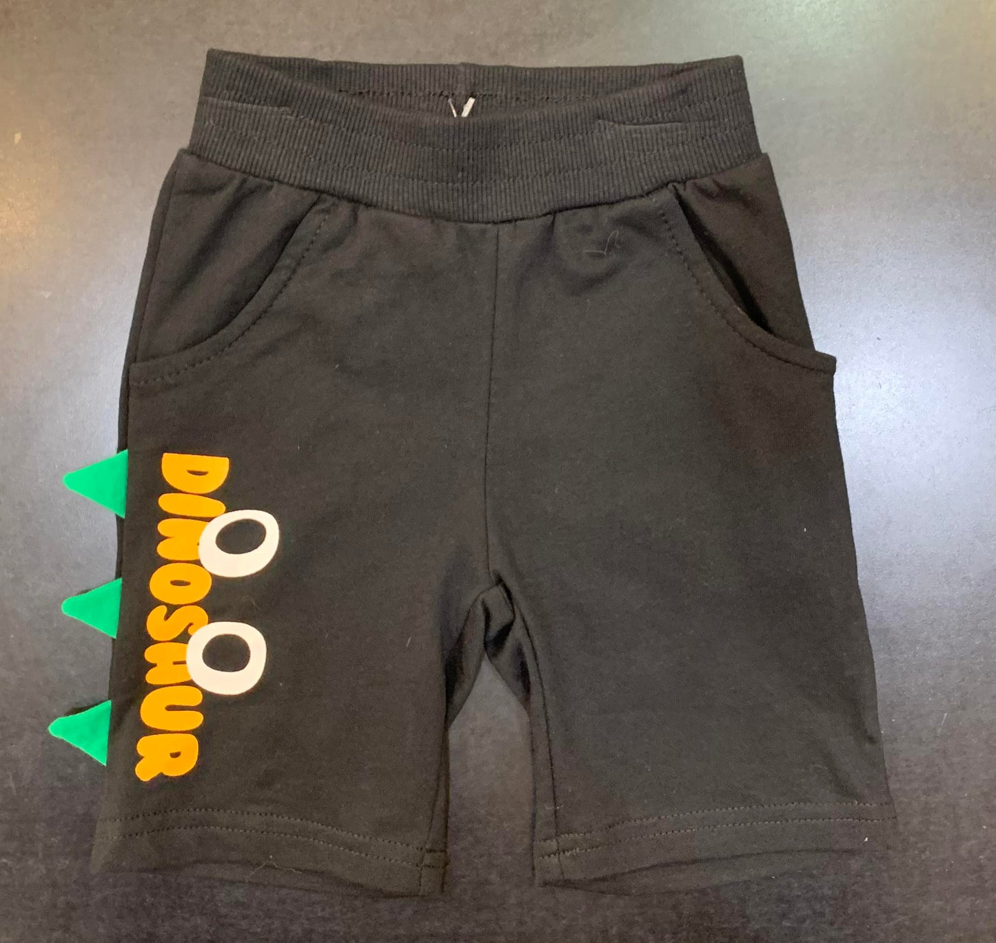 Black Dino Shorts