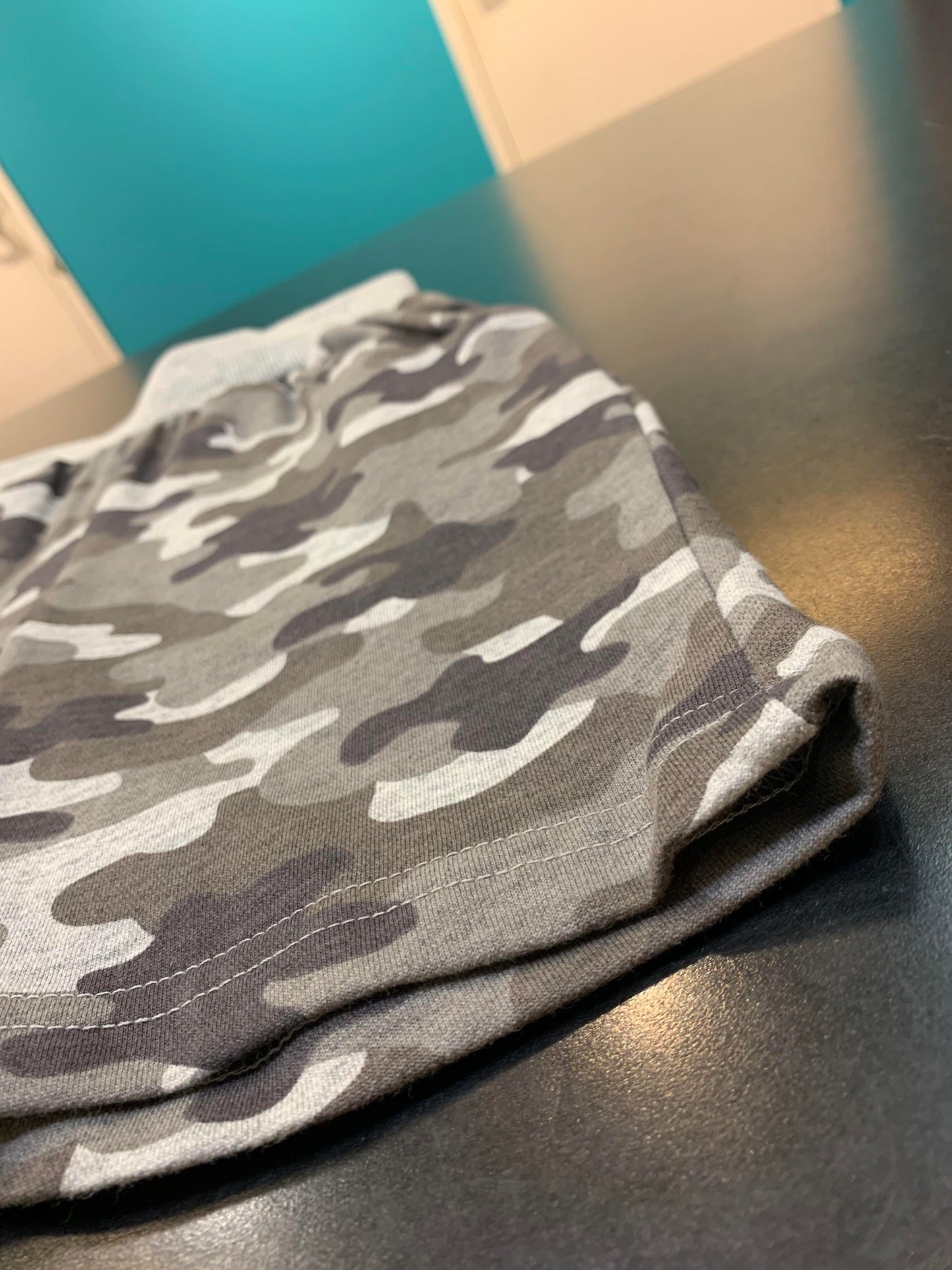 Grey Camo Shorts