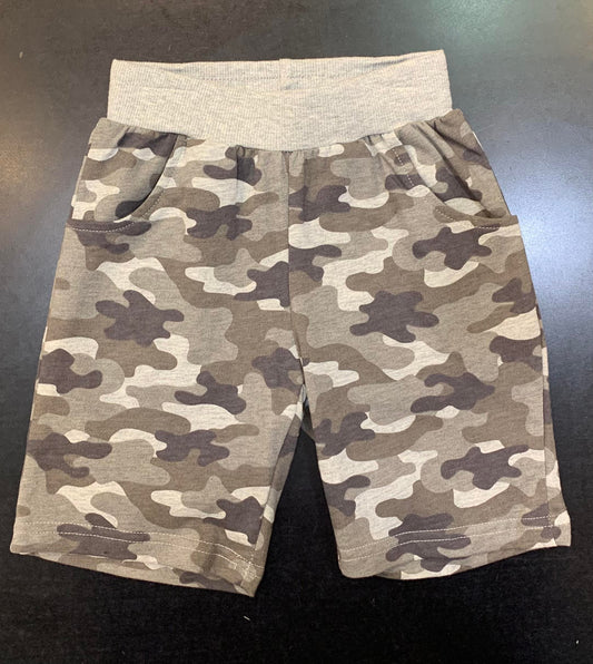 Grey Camo Shorts