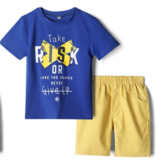 Take Risk Blue Shirt